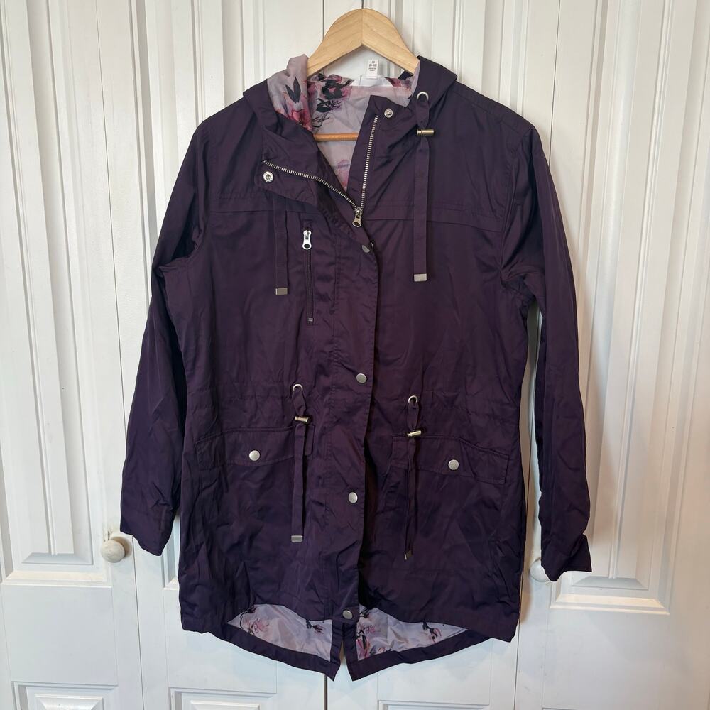 Time & Tru Purple‎ Jacket Size Medium